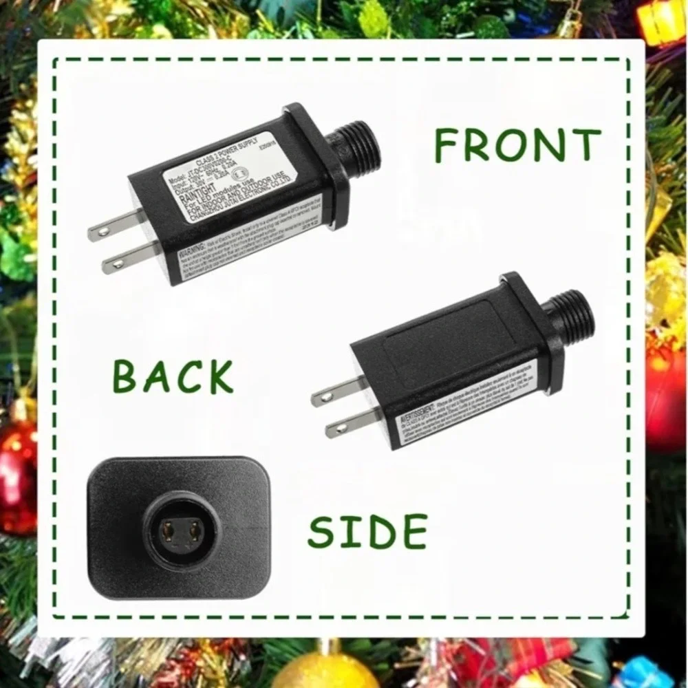 30V 6W LED Transformer Class 2 Power Supply for Christmas String Light Inflat...